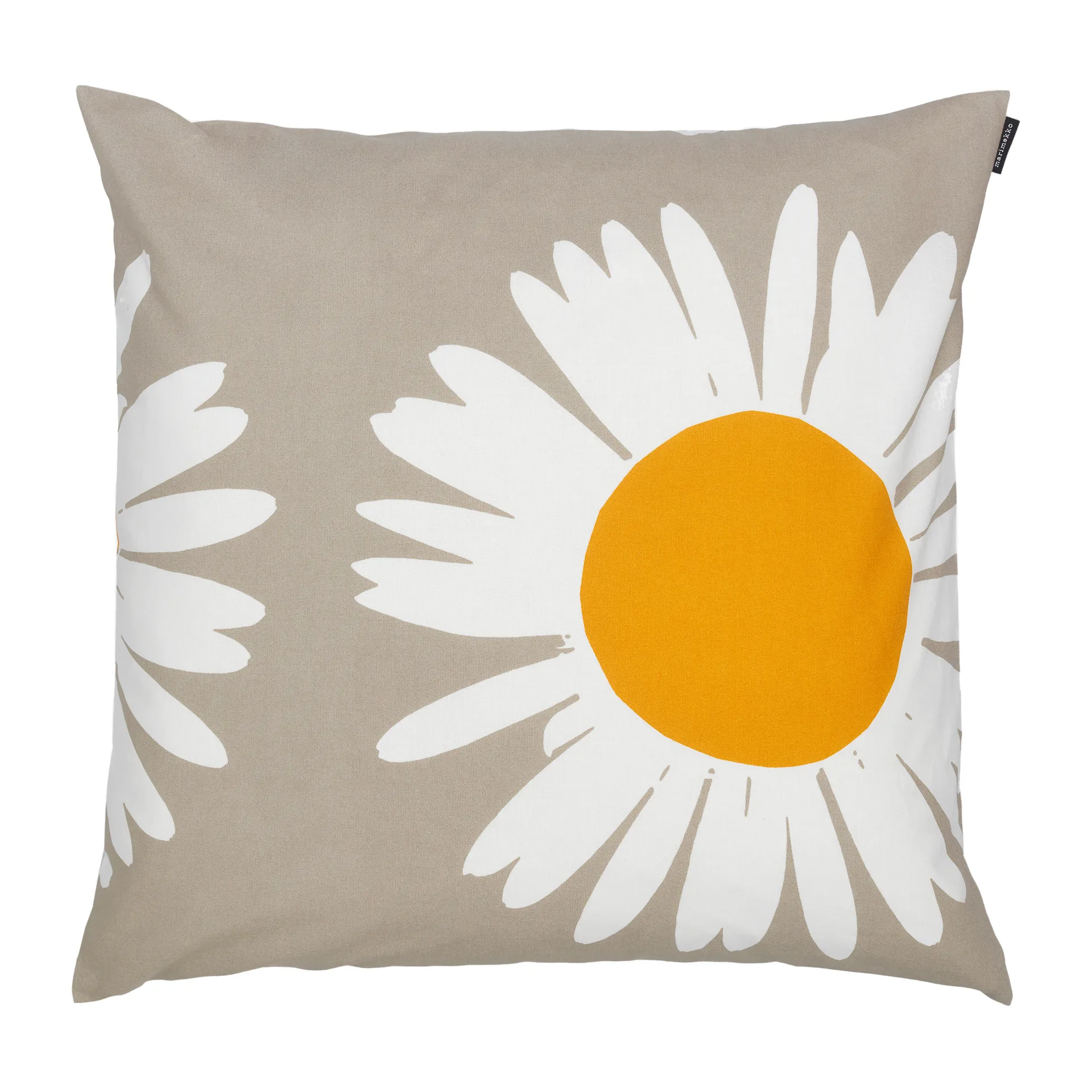 Funda de cojín Auringonkukka 50x50 cm, Beige-blanco Marimekko