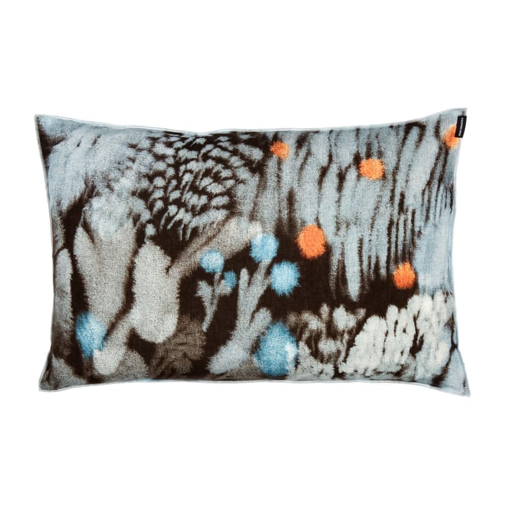 Funda de cojín Kuisma 40x60 cm, marrón oscuro-rojo-azul Marimekko