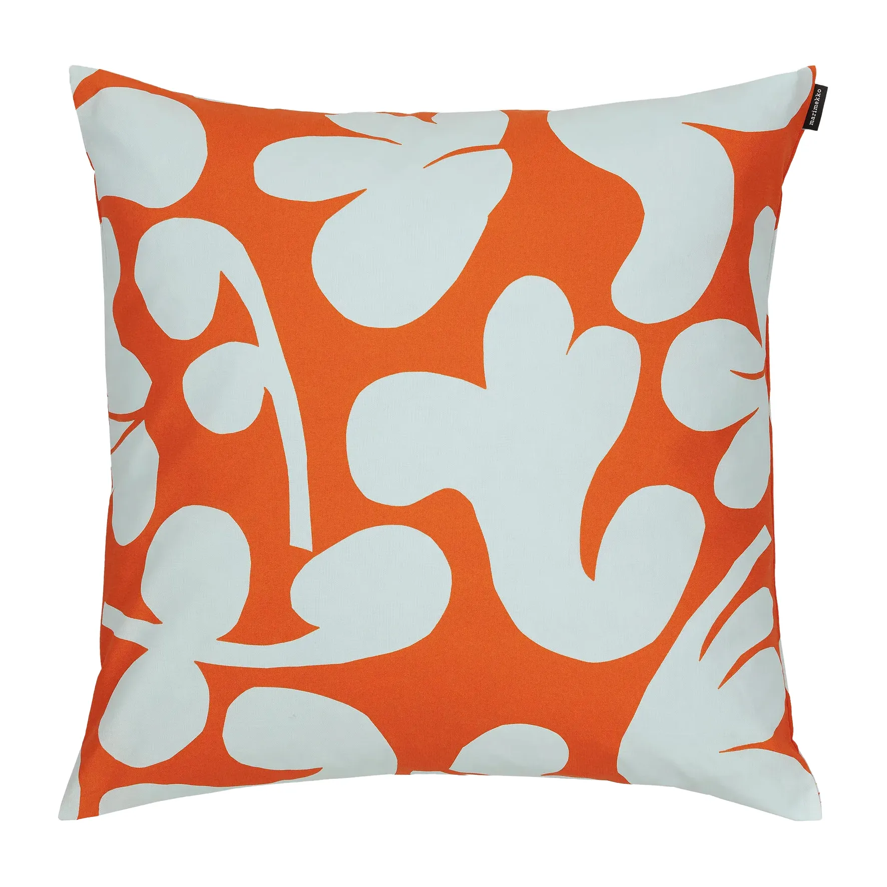 Funda de cojín Leikko 50x50 cm, naranja-azul claro Marimekko