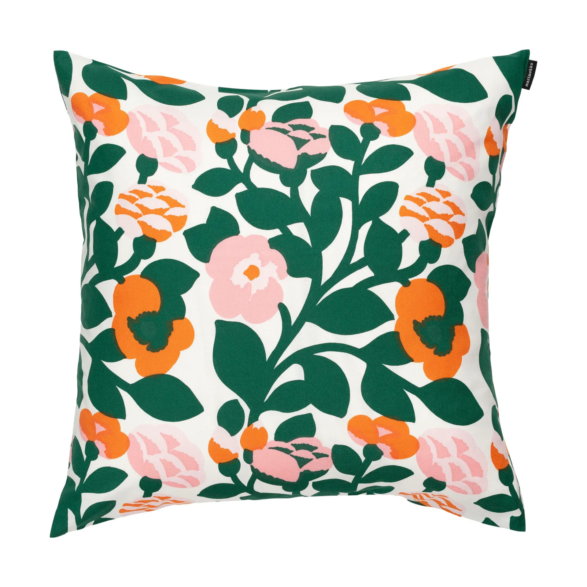 Funda de cojín Pieni green green 50x50 cm, Verde-naranja Marimekko