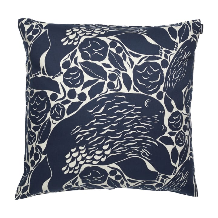 Funda de cojín Pieni Karhuemo 50x50 cm, beige claro-azul oscuro Marimekko