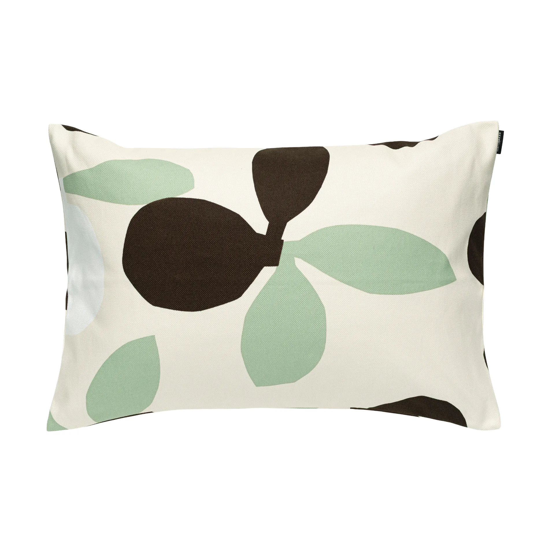Funda de cojín Pieni Omppo, Blanco, verde, 40x60 cm Marimekko