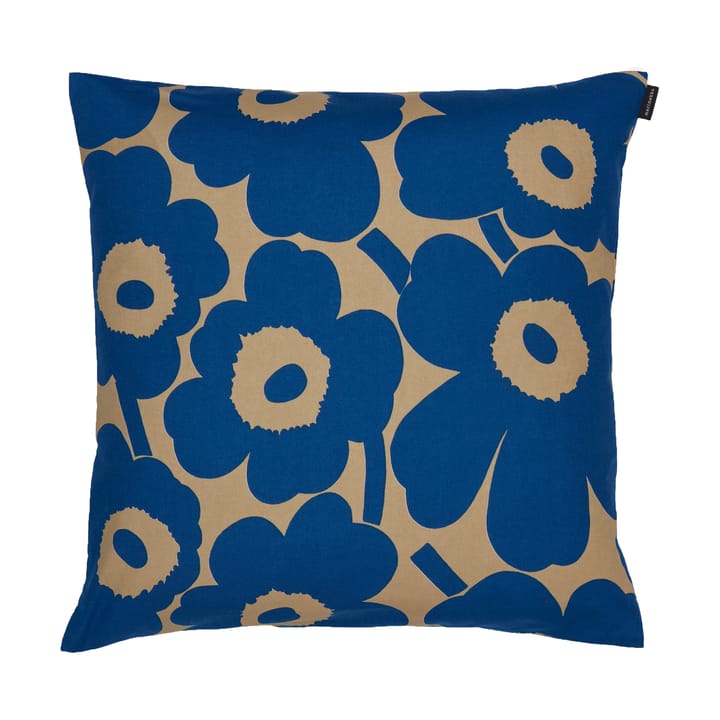 Funda de cojín Pieni Unikko 50x50 cm - Brown-blue - Marimekko