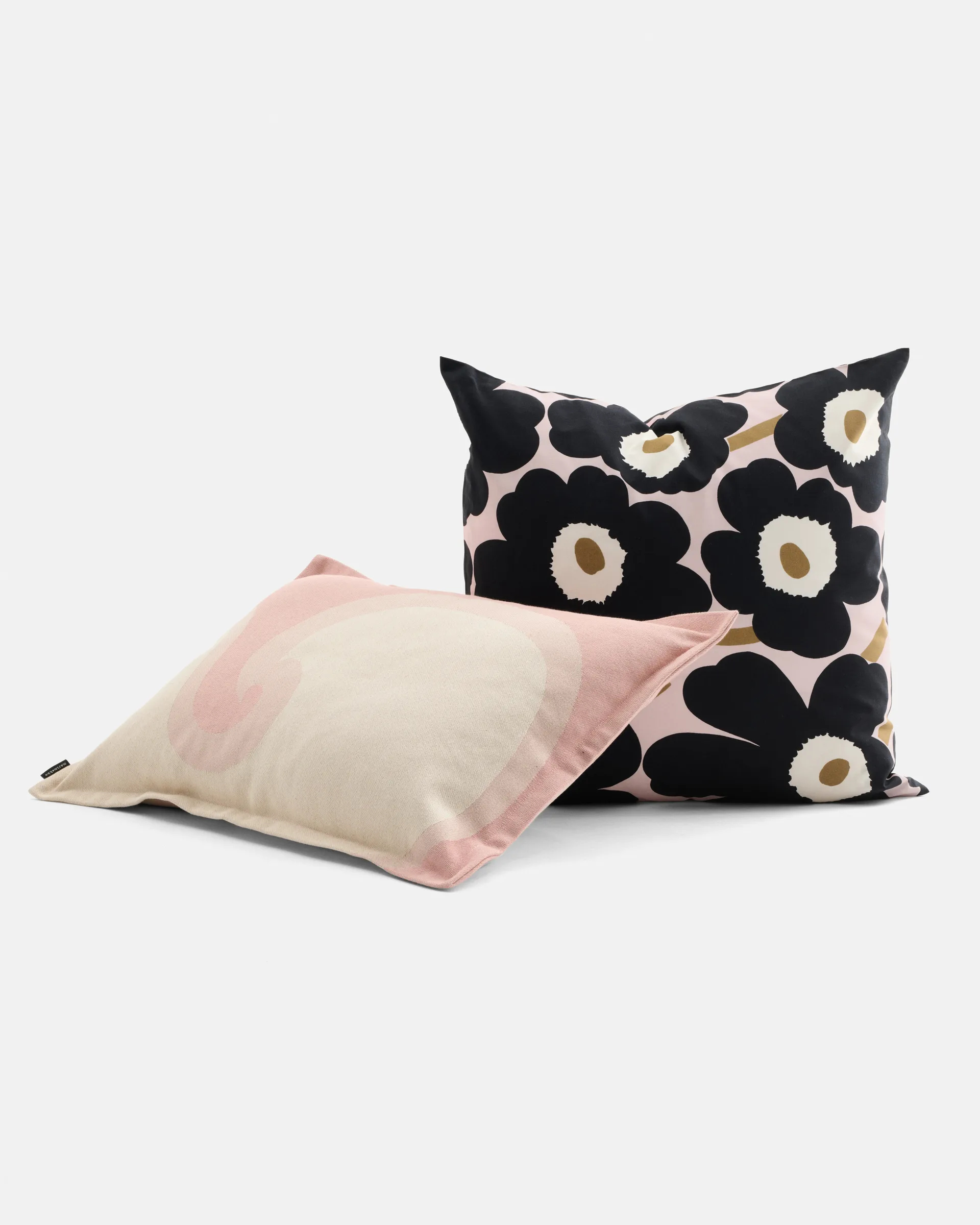Funda de cojín Pieni Unikko 50x50 cm, Rosa-carbón-marrón claro Marimekko