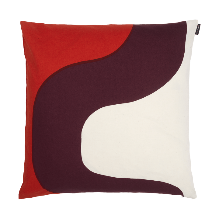 Funda de cojín Seireeni 50x50 cm - Cotton-burgundy-red - Marimekko