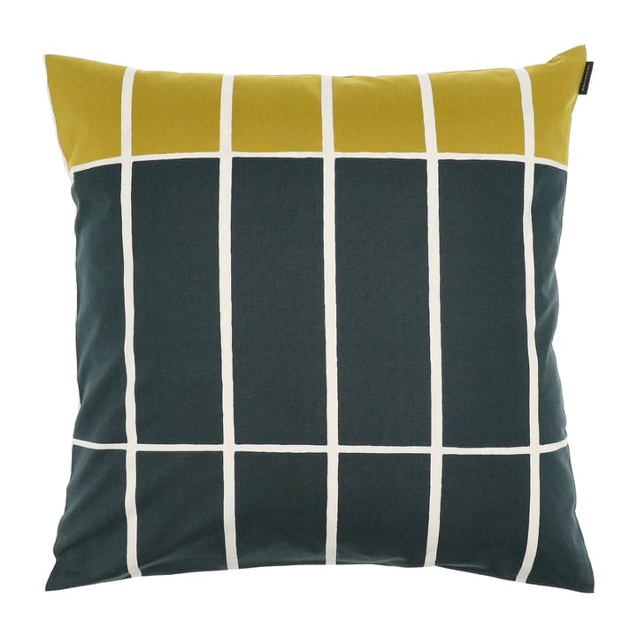 Funda de cojín Tiiliskivi 50x50 cm, Amarillo-verde oscuro Marimekko