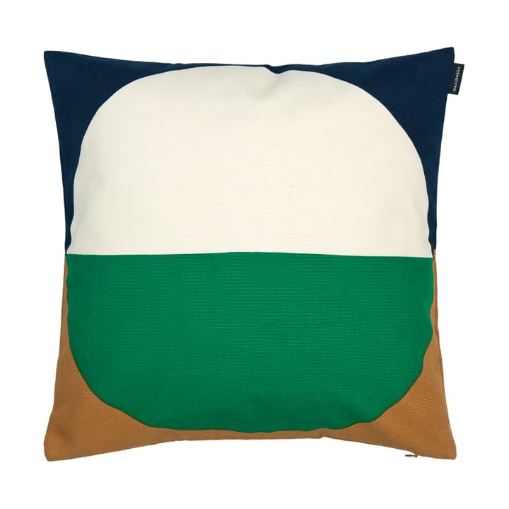 Funda de cojín Viitta 40x40 cm - Green-off white-dark blue - Marimekko
