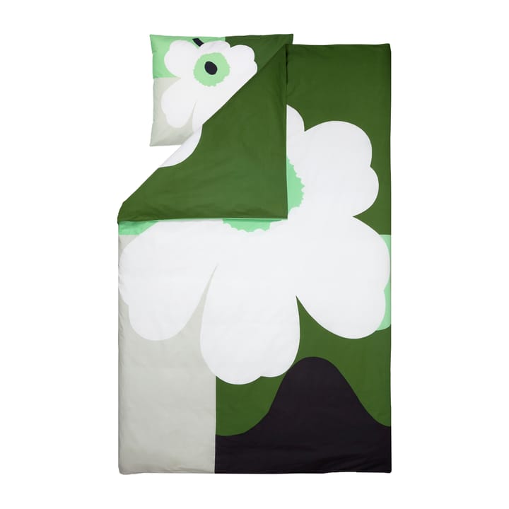 Funda nórdica Co-Created 150x210 cm - verde-blanco - Marimekko