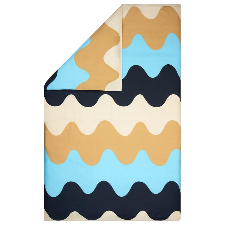 Funda nórdica Lokki 150x210 cm - Beige-azul - Marimekko