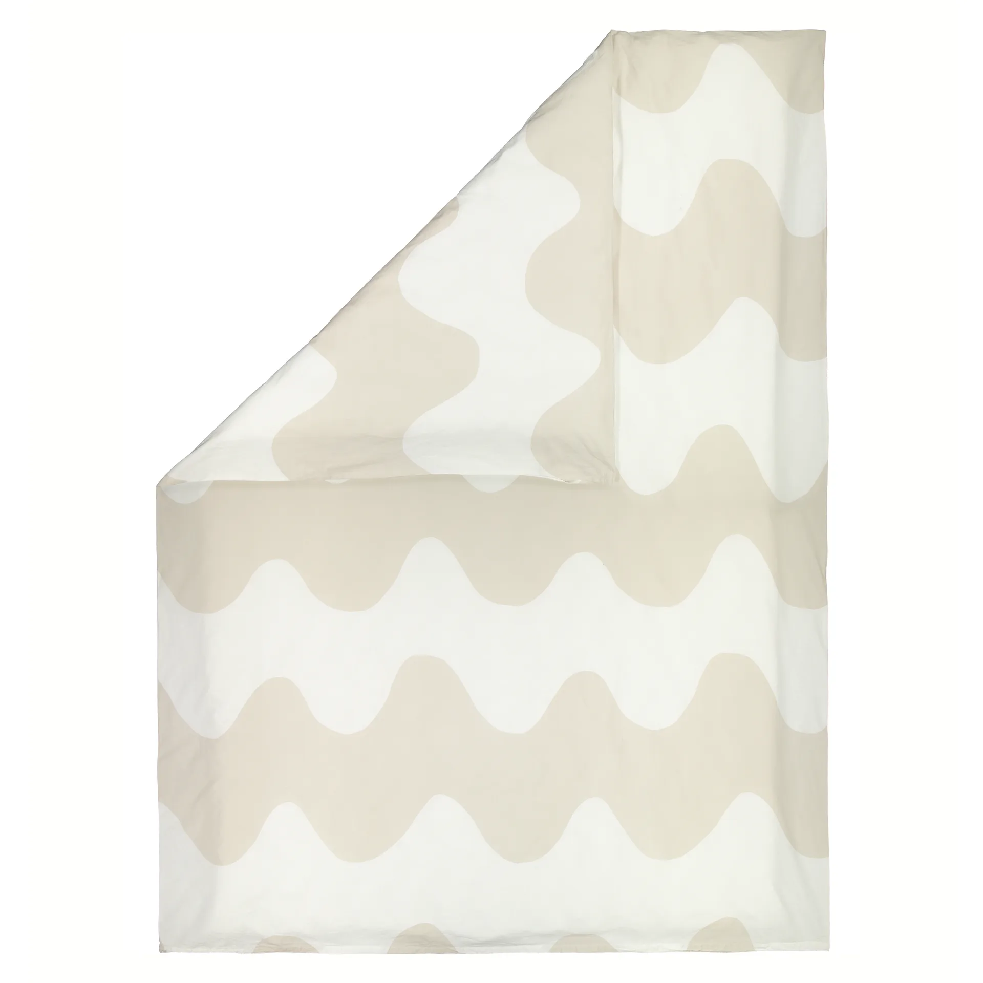 Funda nórdica Lokki 150x210 cm, Beige-blanco Marimekko
