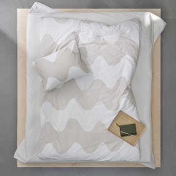 Funda nórdica Lokki 150x210 cm - Beige-blanco - Marimekko
