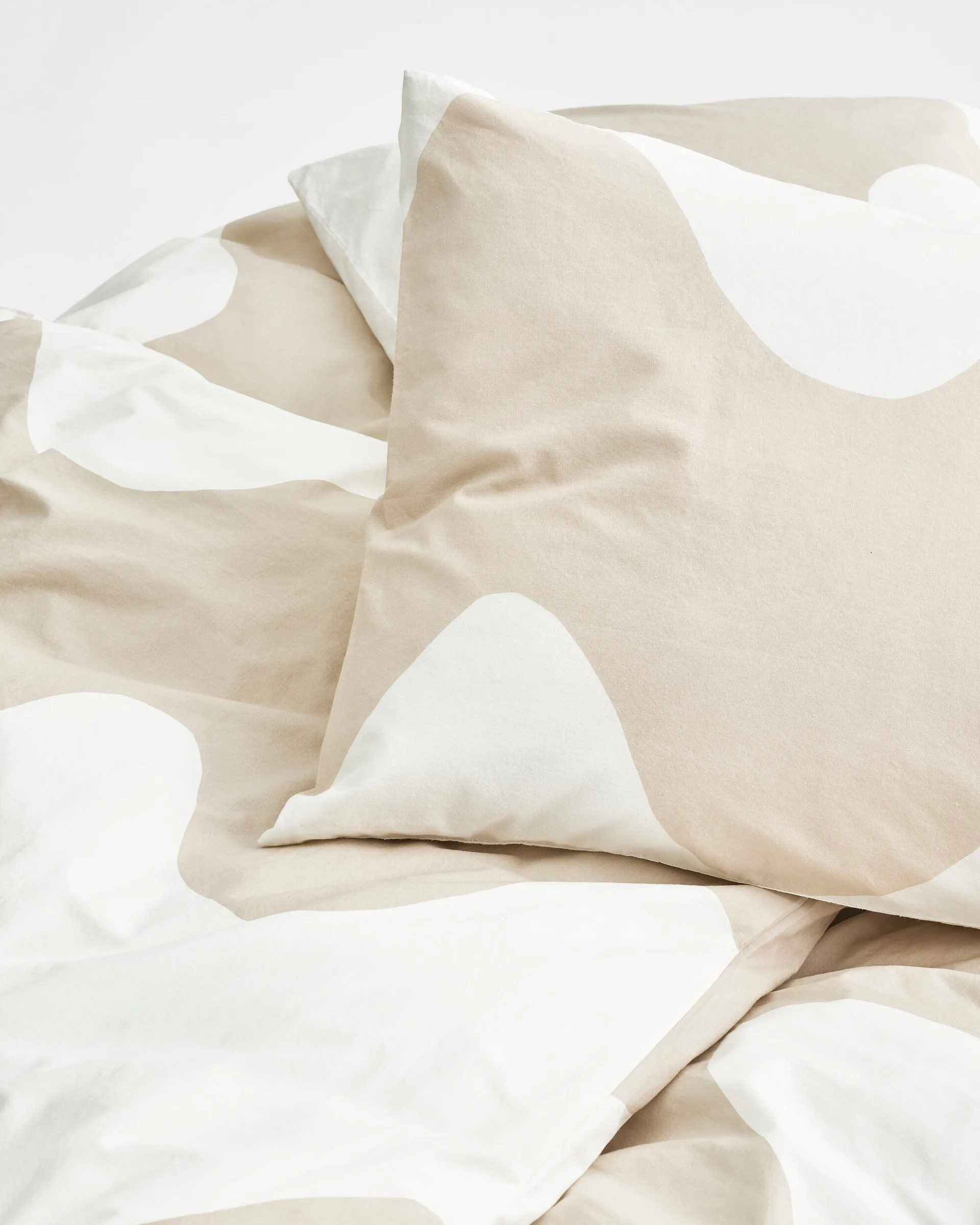 Funda nórdica Lokki 150x210 cm, Beige-blanco Marimekko