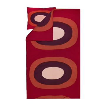 Funda nórdica Melooni 210x150 cm - rojo-marrón-morado - Marimekko