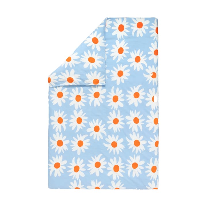 Funda nórdica Rakastaa ei rakasta 150x210 cm - Orange-Off-white-light blue - Marimekko