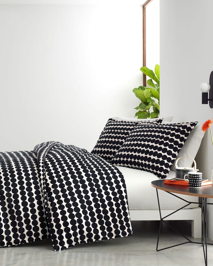 Funda nórdica Räsymateo 150x210 cm, negro-blanco Marimekko