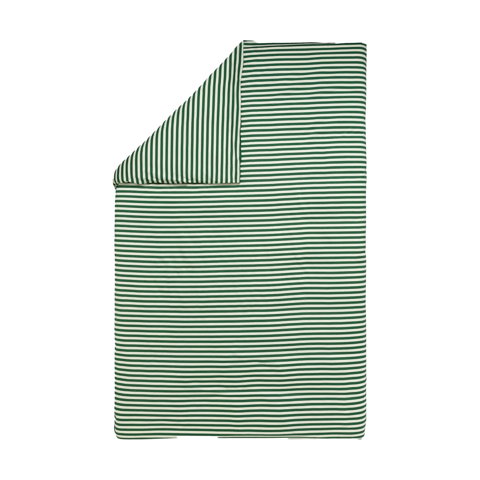 Funda nórdica Tasaraita 150x210 cm, Off white-dark green Marimekko