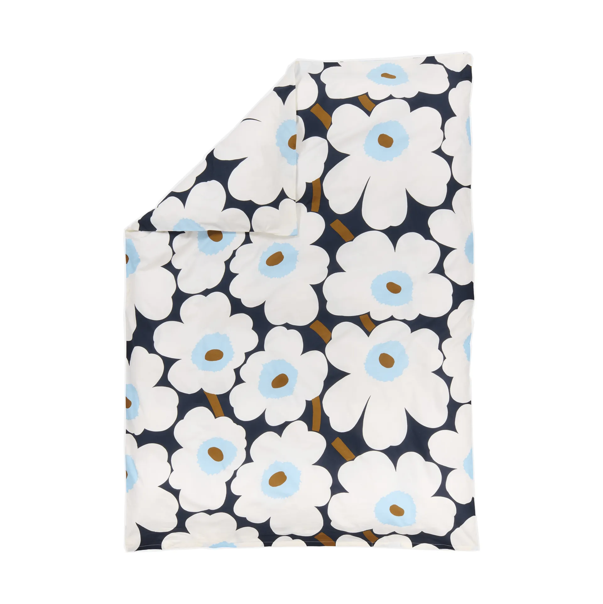 Funda nórdica Unikko 150x210 cm, Blueberry-off white-cold blue Marimekko