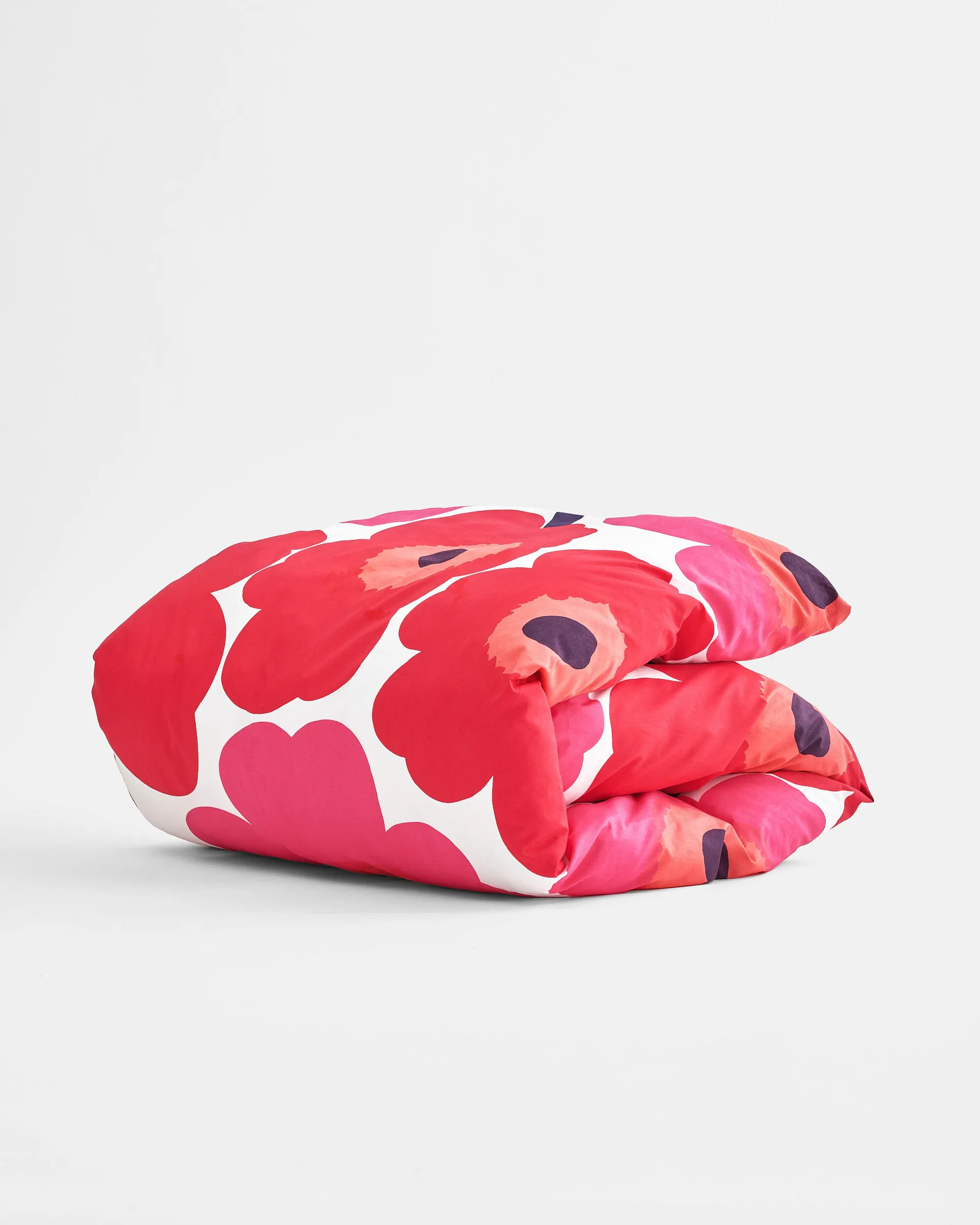 Funda nórdica Unikko 150x210 cm, rojo-blanco Marimekko