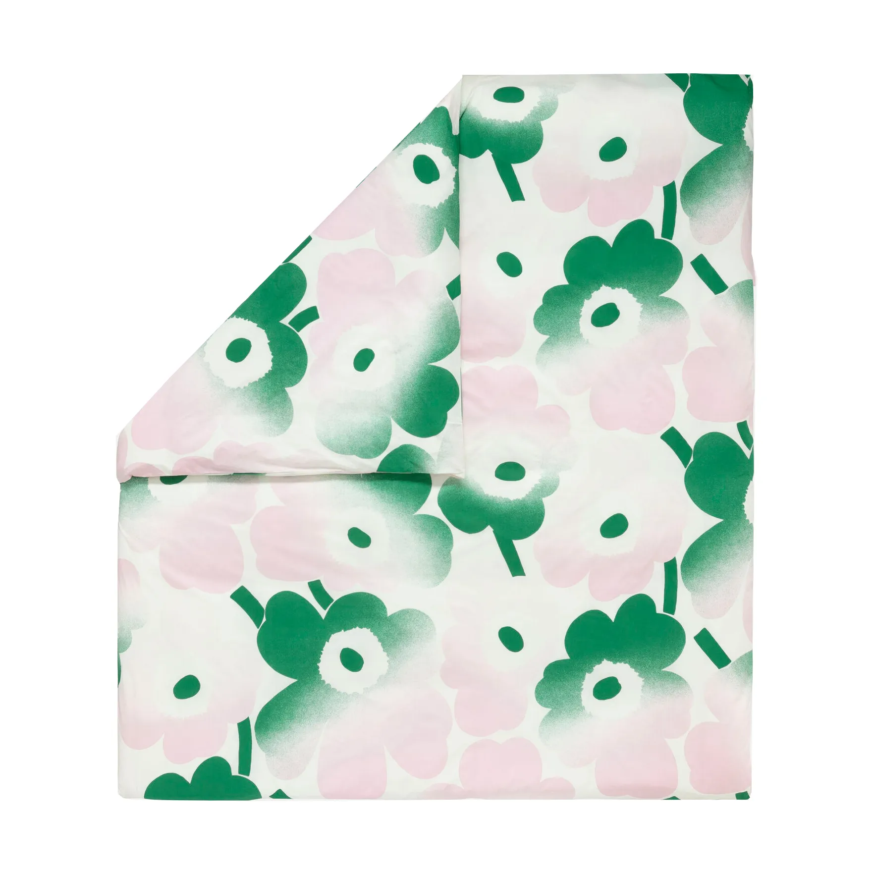 Funda nórdica Unikko Häivähdys 240x220 cm, Verde Marimekko