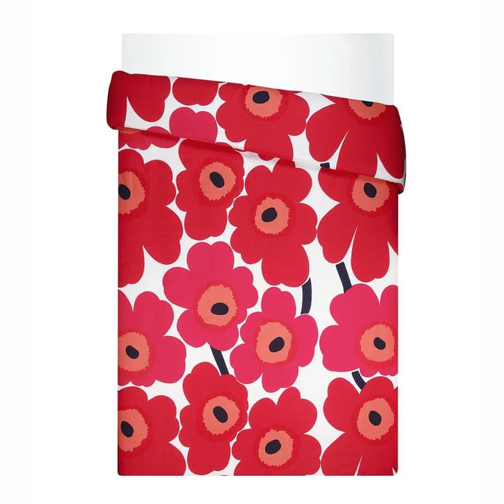 Funda nórdica Unikko - rojo-blanco - Marimekko