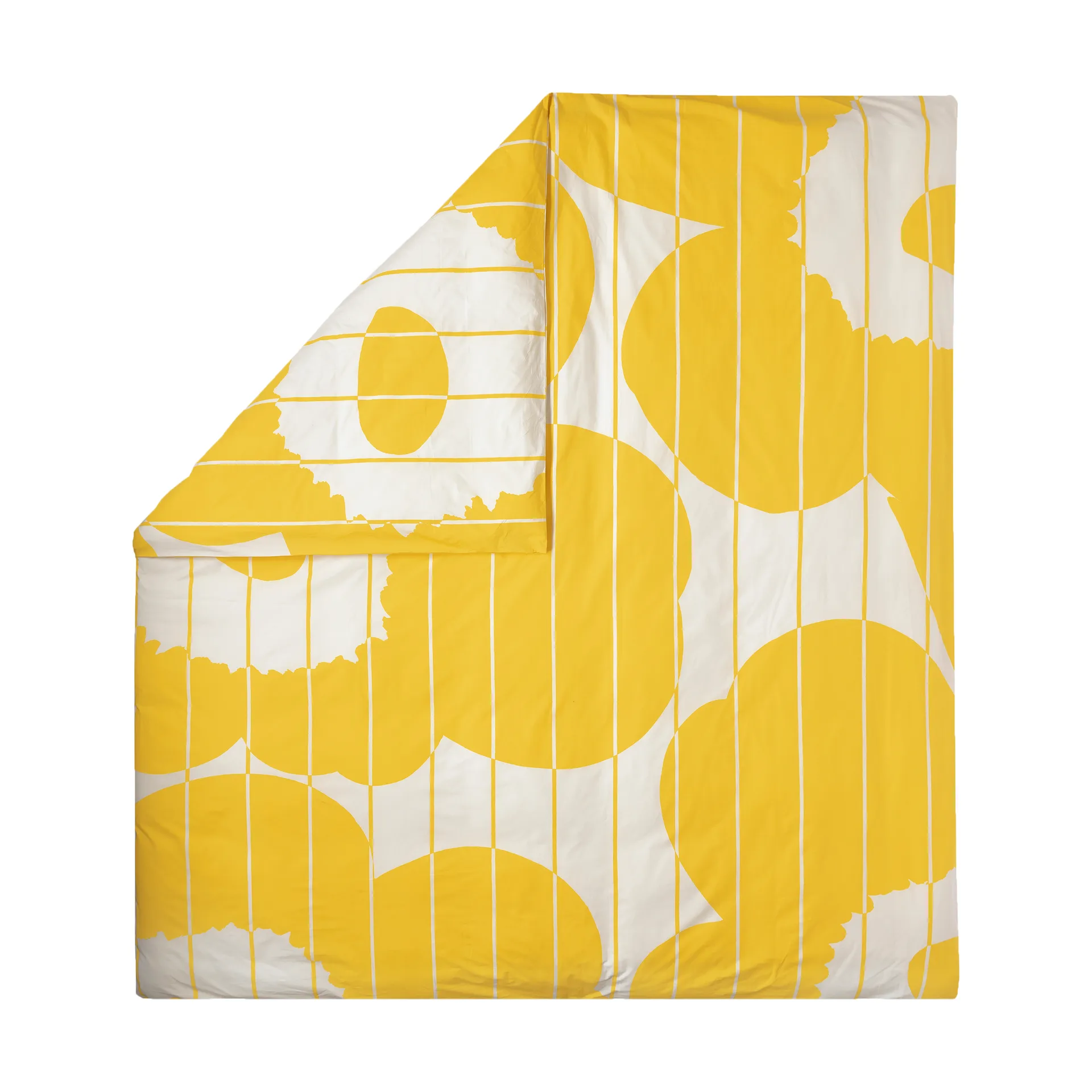 Funda nórdica Vesi Unikko 220x240 cm, Spring yellow-ecru Marimekko