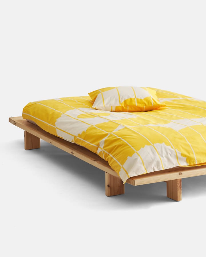 Funda nórdica Vesi Unikko 220x240 cm, Spring yellow-ecru Marimekko