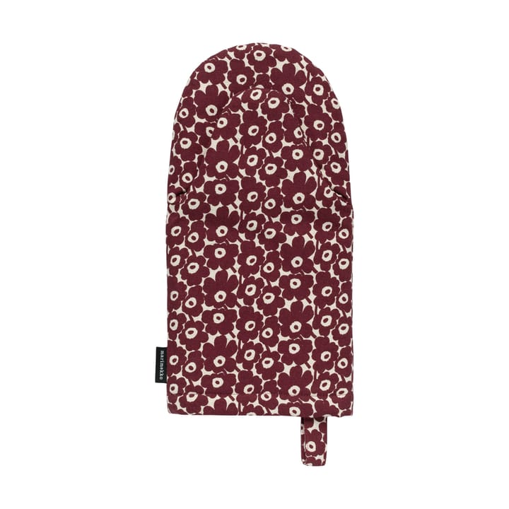 Guante de horno Pikkuinen Unikko - Linen-burgundy - Marimekko