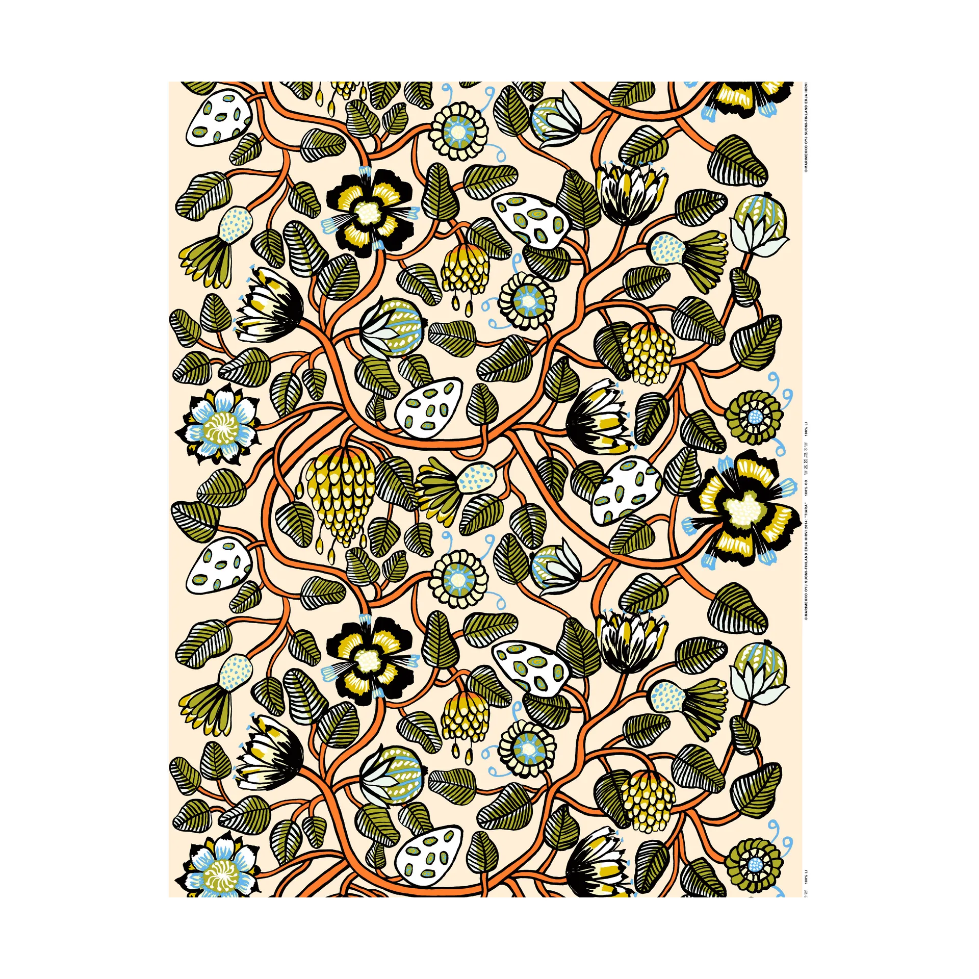 Hule Pieni Tiara, Beige Marimekko