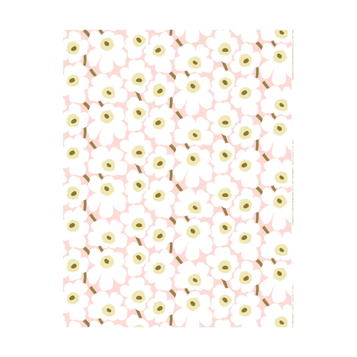 Hule Pieni Unikko - Pink-natural white-sand - Marimekko