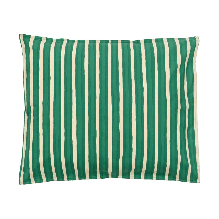 Iso Piccolo funda de almohada - Off white-emerald - Marimekko