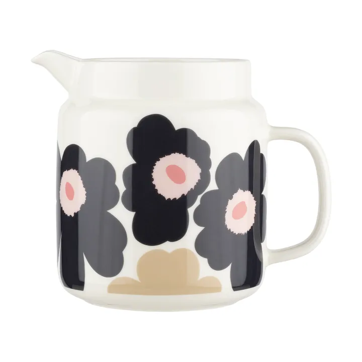 Jarra Unikko 1,25 L - Off white-charcoal-sand-pink - Marimekko