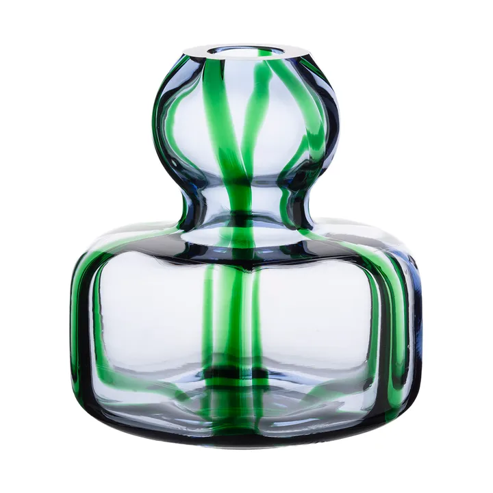 Jarrón Flower Ø10 cm - Light blue-green-filigree - Marimekko