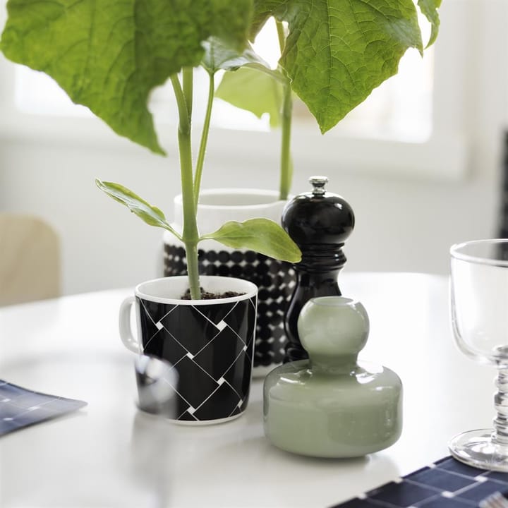 Jarrón Flower Ø10 cm, olive green Marimekko