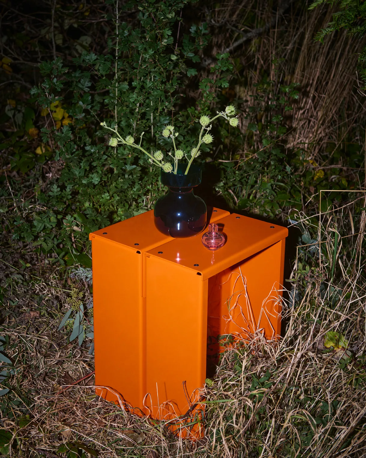 Jarrón Säkki 16,5 cm, Azul medianoche Marimekko