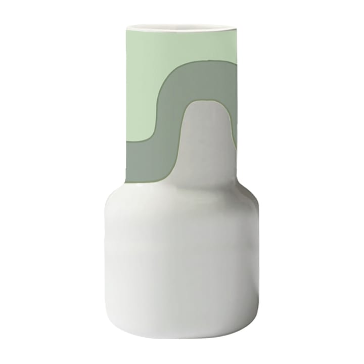 Jarrón Seireeni 25 cm - Blanco-menta-verde musgo - Marimekko