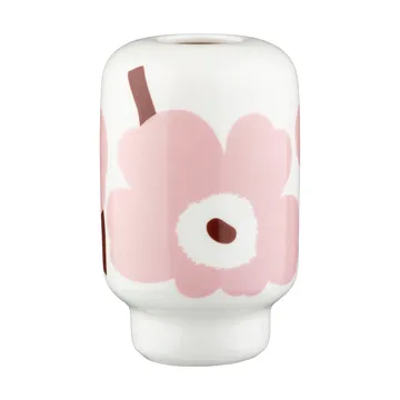 Jarrón Unikko 14 cm - White-light pink-chestnut - Marimekko
