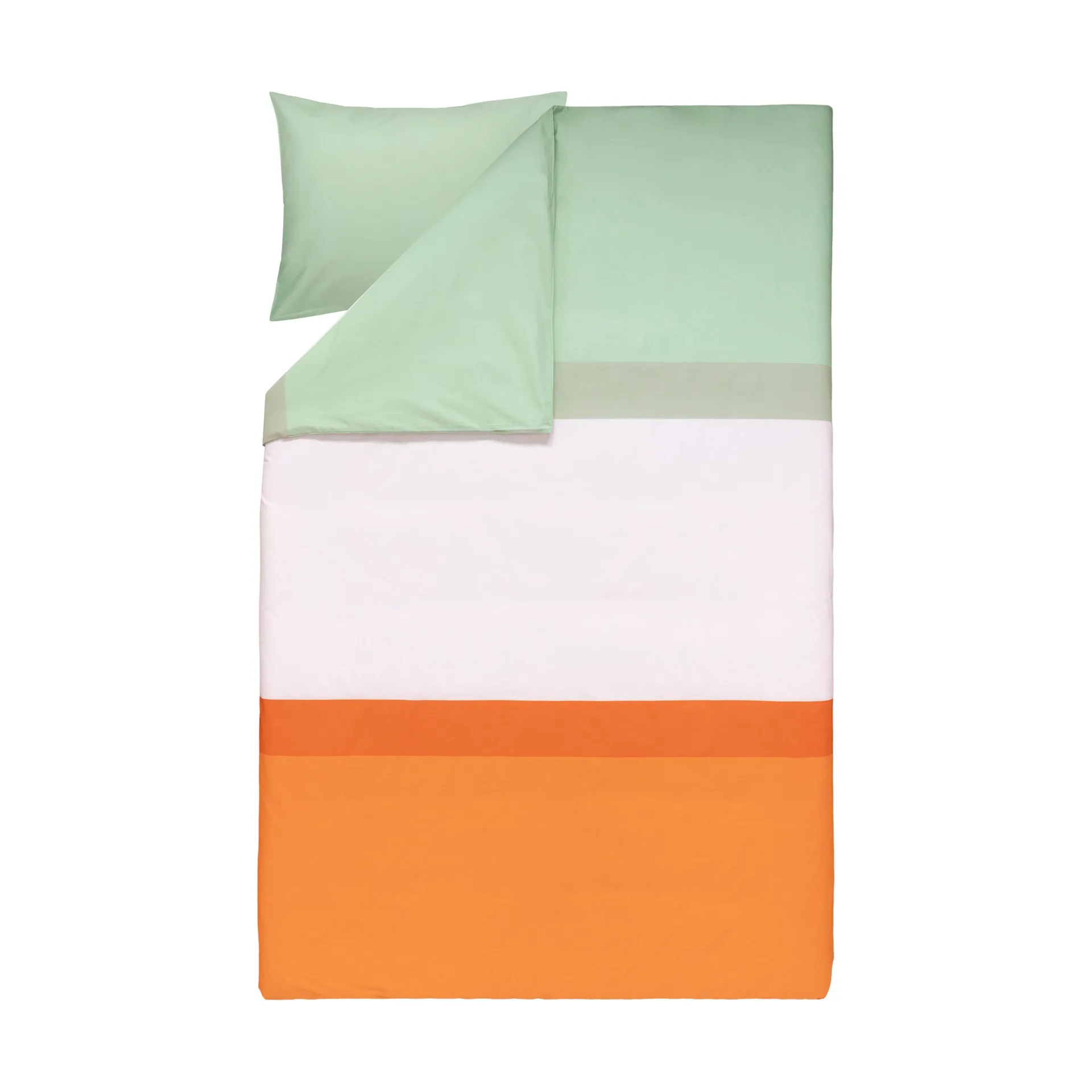 Juego de cama Hennika 150x210 cm+50x60 cm, Orange-light pink-sage Marimekko