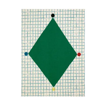 Kalendi & Losange Set de 2 paños de cocina - Cotton-red-green - Marimekko