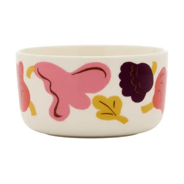 Kukasta Kukkaan cuenco - White-pink-terrac-plum, 50 cl - Marimekko