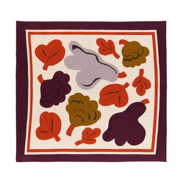 Kukasta Kukkaan pato - Hay-plum-bronze-terracotta, 140x140 cm - Marimekko