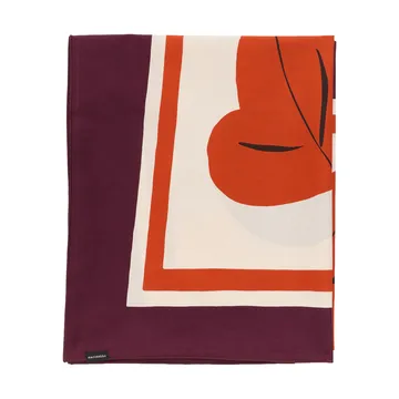 Kukasta Kukkaan pato - Hay-plum-bronze-terracotta, 140x140 cm - Marimekko