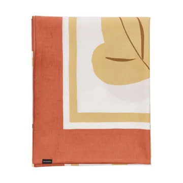 Kukasta Kukkaan pato - White-terrac-ochre-plum, 140x140 cm - Marimekko
