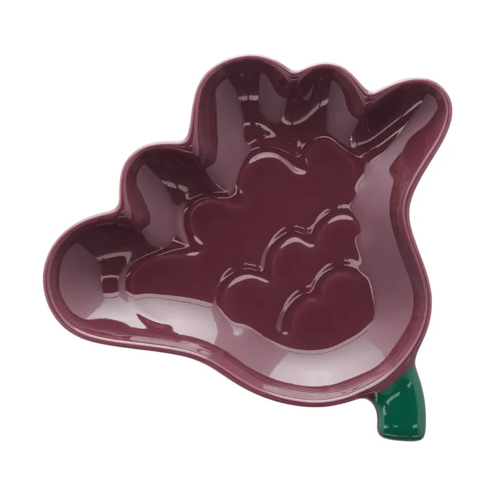 Kukasta Kukkaan plato de postre - Ciruela-verde, 15 cm - Marimekko