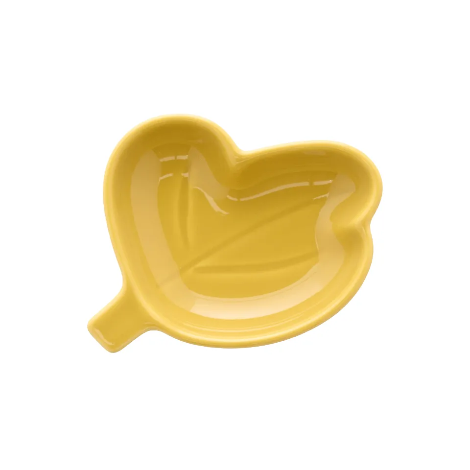 Kukasta Kukkaan plato de postre, Ocre, Ø9 cm Marimekko