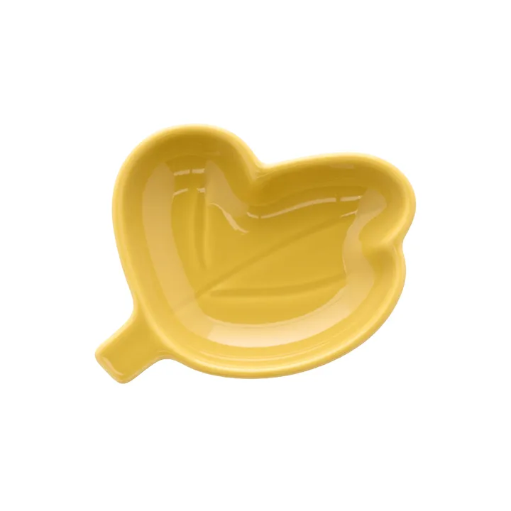 Kukasta Kukkaan plato de postre - Ocre, Ø9 cm - Marimekko