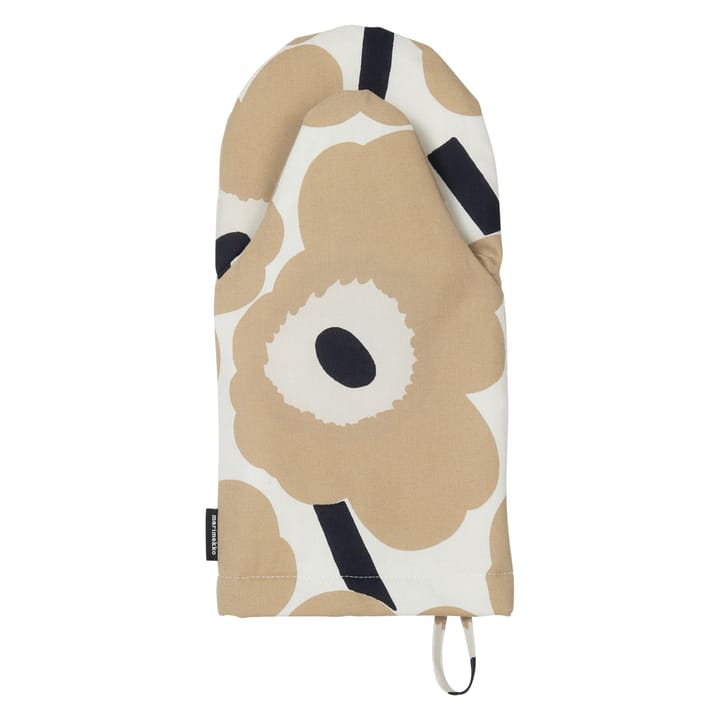 Manopla horno Pieni Unikko - Off white-beige-azul oscuro - Marimekko