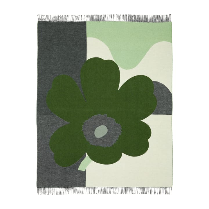Manta Co-Created 130x170 cm - verde-blanco - Marimekko