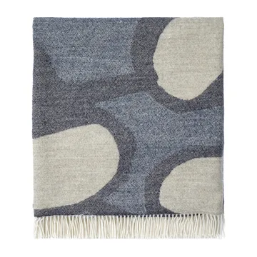 Manta de lana Kevätkiuru - Crudo claro-azul - Marimekko