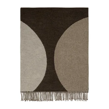 Manta Härkä 170x130 cm - negro-marrón-beige - Marimekko
