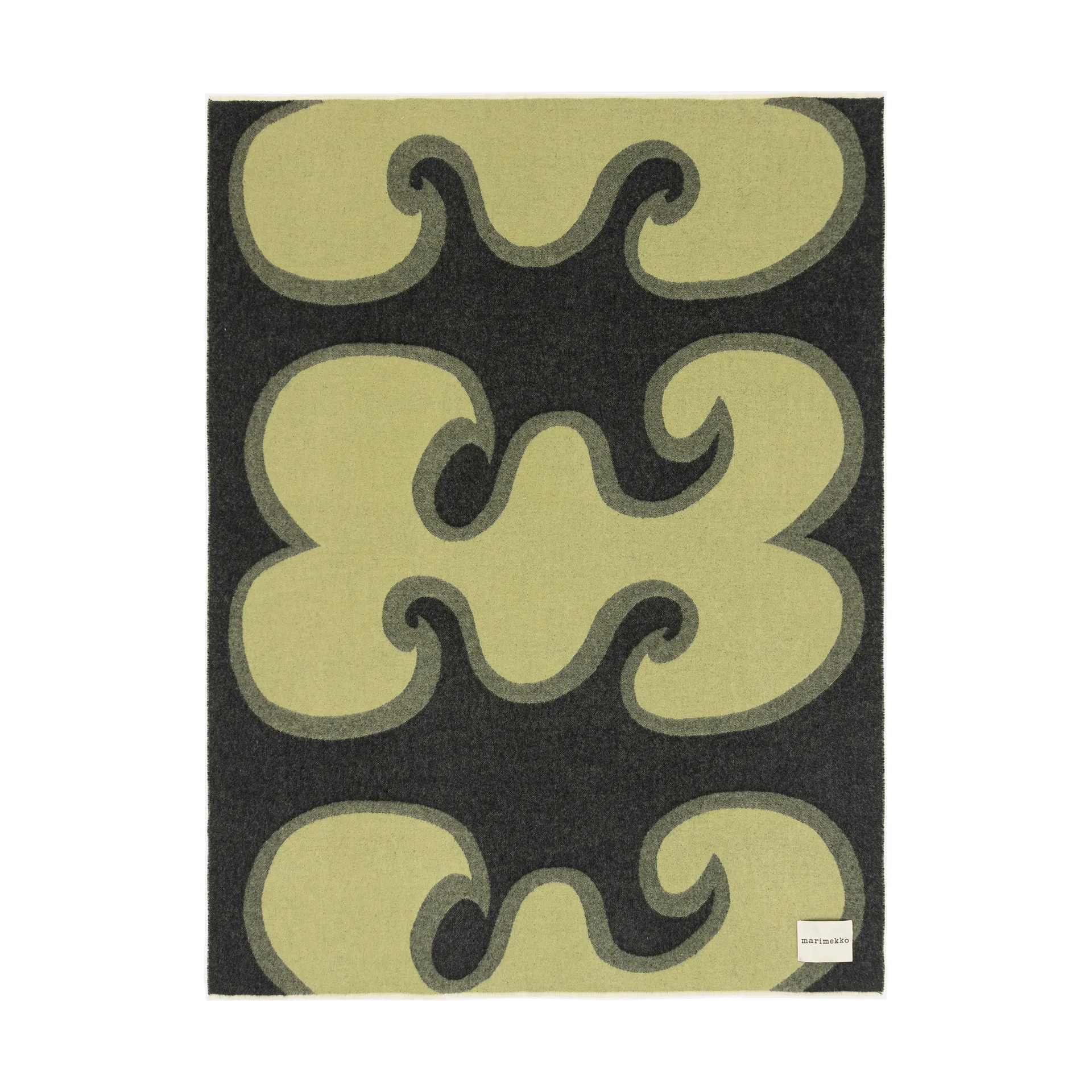 Manta Jokeri 130x170 cm, Dark green-pear Marimekko